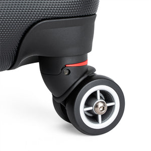 Tune In with Prosperity Cabin Suitcase in Angle Wheel