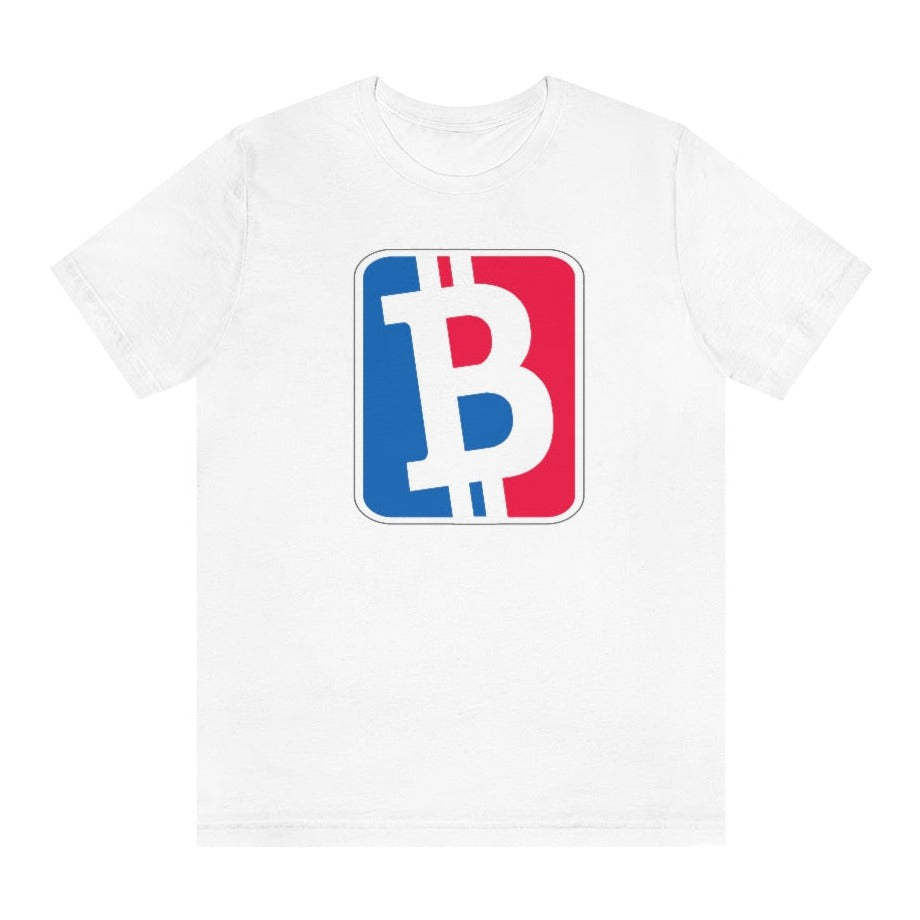 Bitcoin Major League White T-Shirt