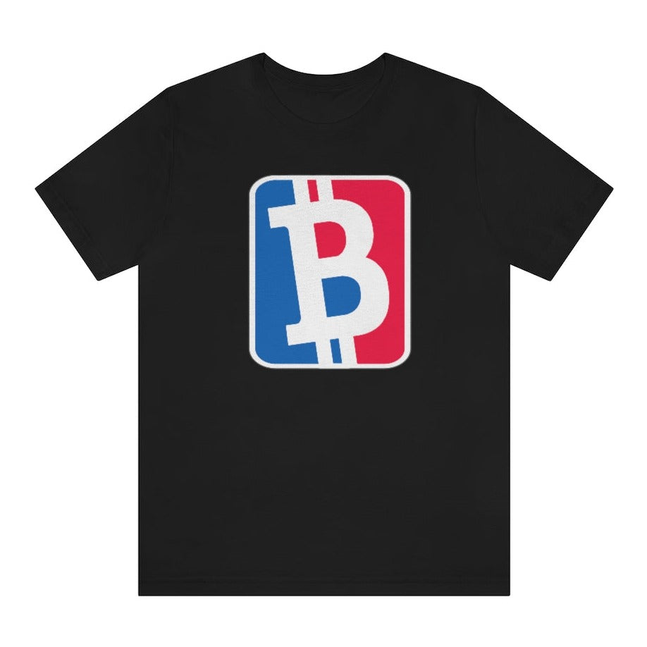 Bitcoin Major League Black T-Shirt
