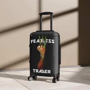 Fearless Trader Candlesticks Claw Cabin Suitcase in Angle
