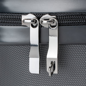 Tune In with Prosperity Cabin Suitcase in Angle Zipper Pull 