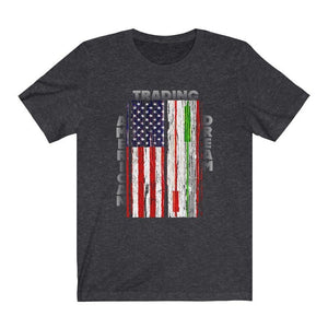 American Trading Dream Flag Dark Grey Heather T-Shirt