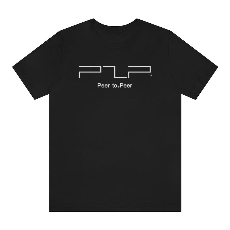 P2P Peer to Peer PSP Black T-Shirt