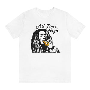 Bitcoin All Time High White Bob Marley T-Shirt