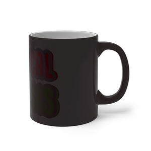 Technical Analysis Curved Sign Color Changing Mug Black Cold