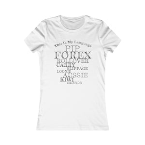 Day Trader Metallic Chrome Forex Vocabulary White Women T-Shirt