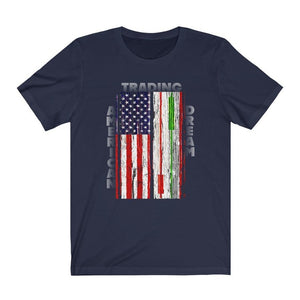 American Trading Dream Flag Navy Blue T-Shirt