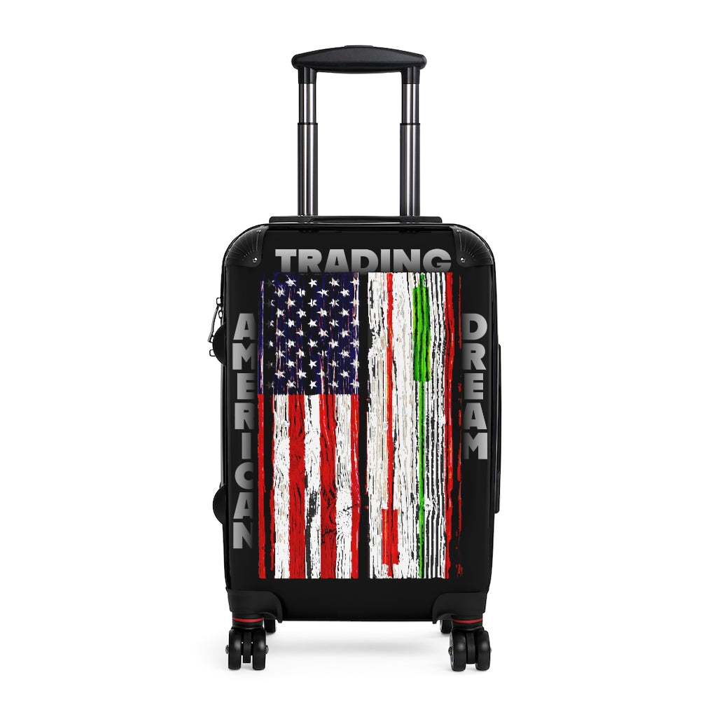 American Trading Dream Flag Cabin Suitcase Front