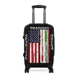 American Trading Dream Flag Cabin Suitcase Front
