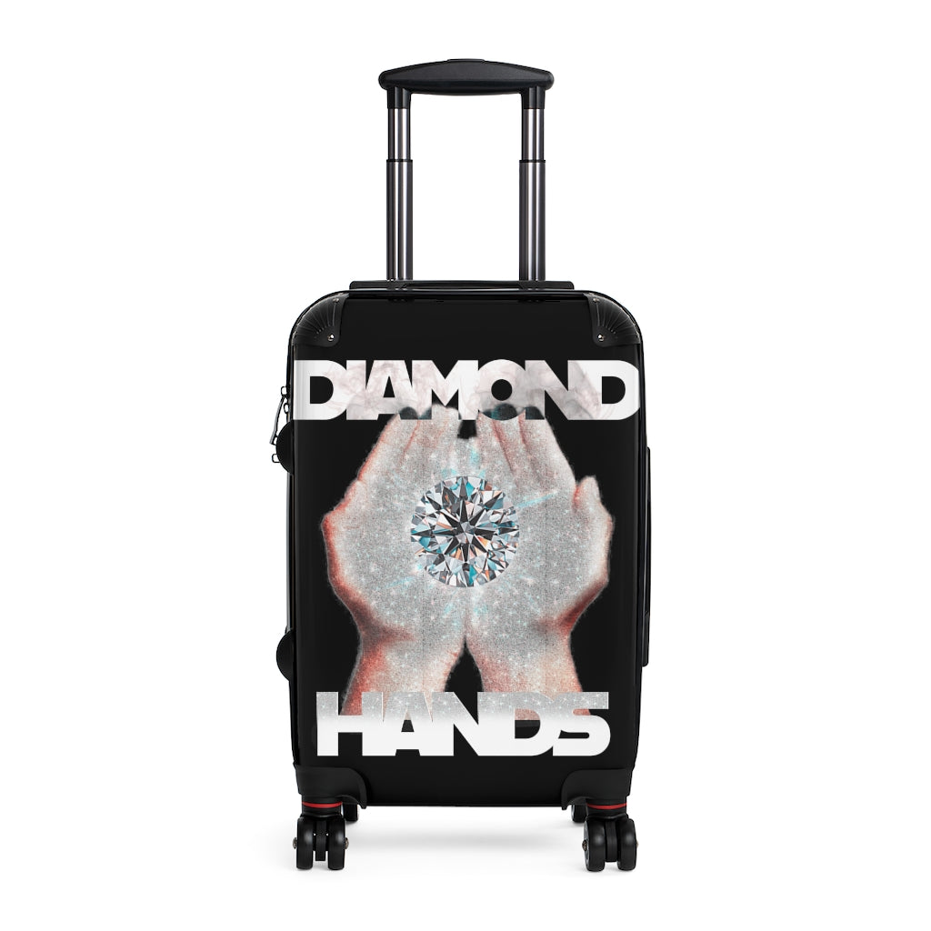 Diamond Hands Cabin Suitcase Front