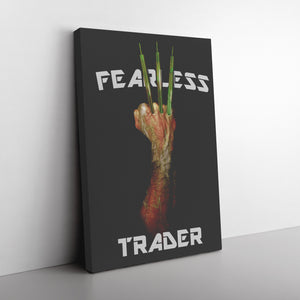 Fearless Trader Candlesticks Claw Canvas in Angle