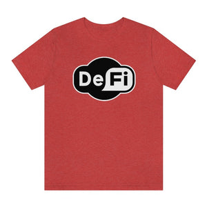 Decentralized Finance WiFi Logo Red T-Shirt