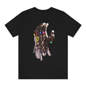 Thanos Gauntlet Crypto Stones Black T-Shirts