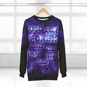 Forex Radiant Black Sweatshirt Front Hanging