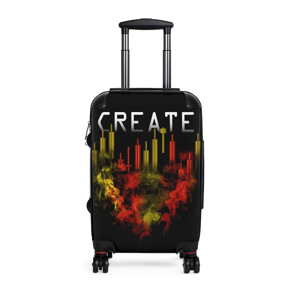 Create Smoke to Candlesticks Cabin Suitcase