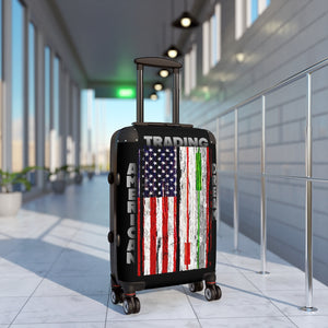 American Trading Dream Flag Cabin Suitcase in Angle