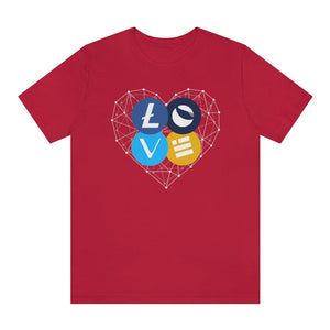 Crypto LOVE Red T-Shirt