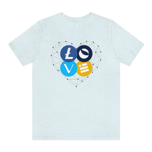 Crypto LOVE Light Blue T-Shirt