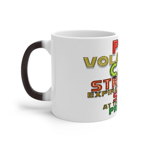 Options Shiny Plastic Vocabulary Color Changing Mug Left Side