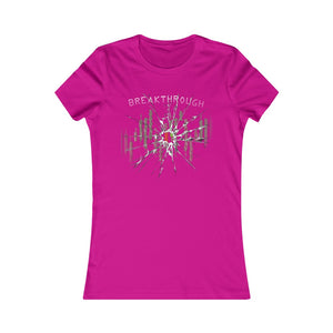Day Trader Breakthrough Candlesticks Broken Glass Berry Pink Women T-Shirt