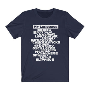 Day Trader Trading Fundamental Vocabulary Navy Blue T-Shirt
