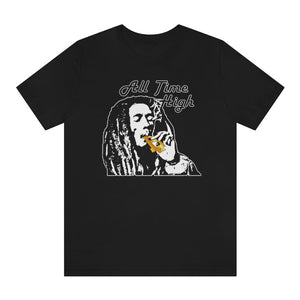 Bitcoin All Time High Bob Marley Black T-Shirt