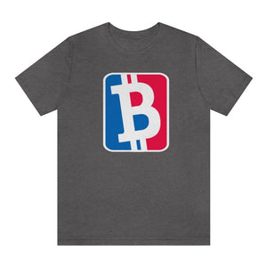 Bitcoin Major League Grey T-Shirt