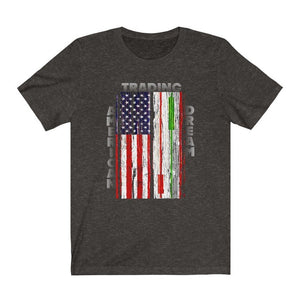 American Trading Dream Flag Black Heather T-Shirt